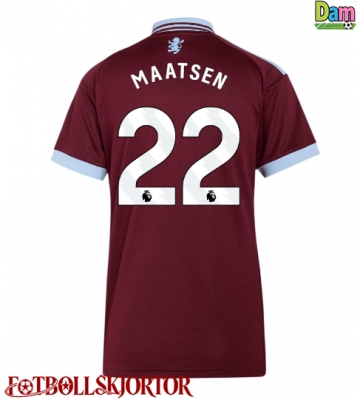 Aston Villa Ian Maatsen #22 Hemmatröja Dam 2026-27 Kortärmad